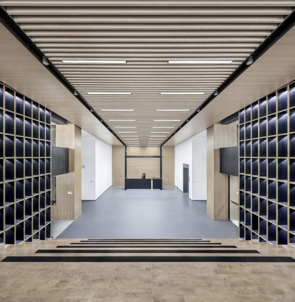 簡潔原木風辦公室裝修設計原木色大堂 簡潔原木風辦公室裝修設計原木色大堂