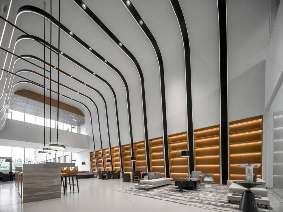 摩登現代風辦公室裝修案例白色調休閑接待廳 摩登現代風辦公室裝修案例白色調休閑接待廳