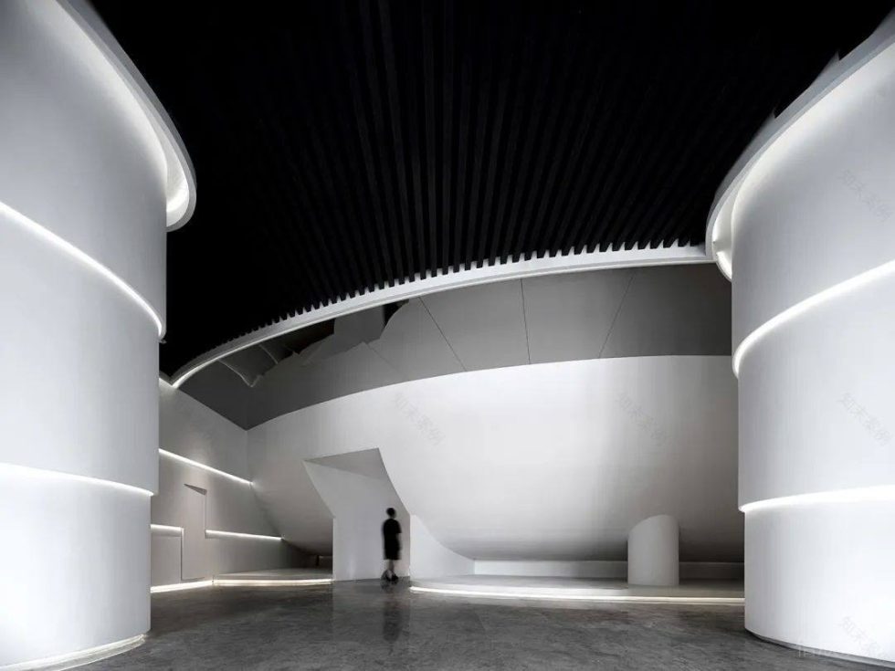 摩登現代風辦公室裝修案例黑白灰前廳 摩登現代風辦公室裝修案例黑白灰前廳