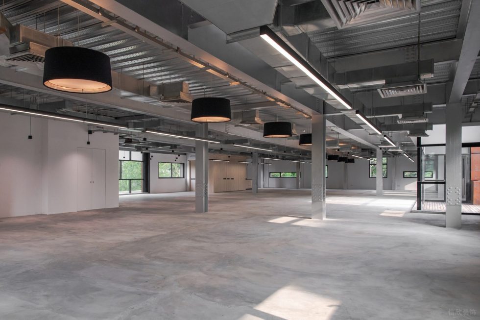 歐式工業(yè)風辦公室裝修案例 二層公共辦公區(qū)