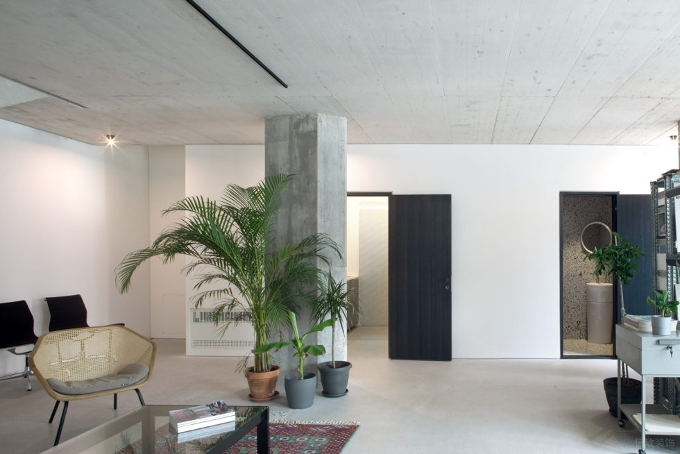 清新簡約風(fēng)辦公室裝修設(shè)計 一層休息小角落