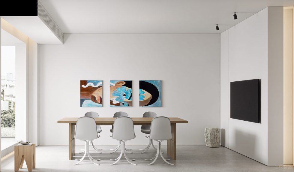 深圳市龍崗區(qū)極簡工業(yè)風(fēng)新辦公場地 正式洽談區(qū)1