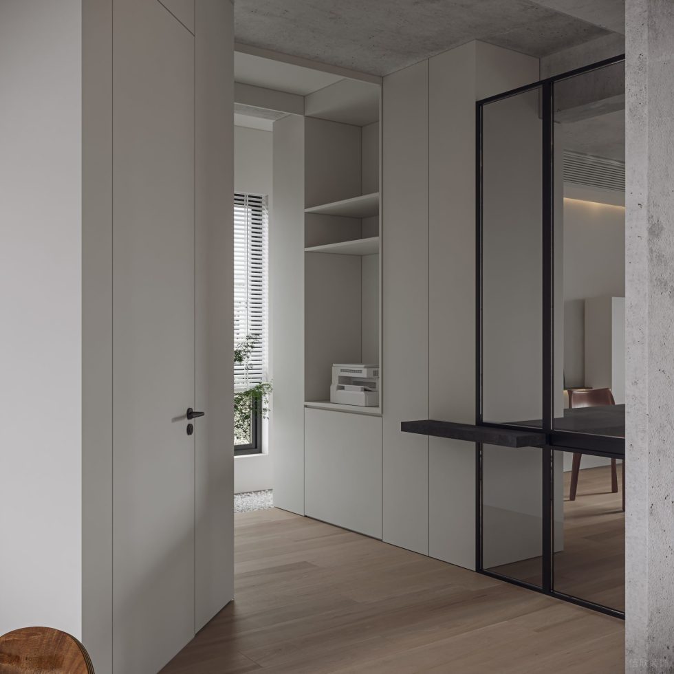 深圳市龍崗區(qū)極簡(jiǎn)工業(yè)風(fēng)新辦公場(chǎng)地 打印儲(chǔ)物區(qū)