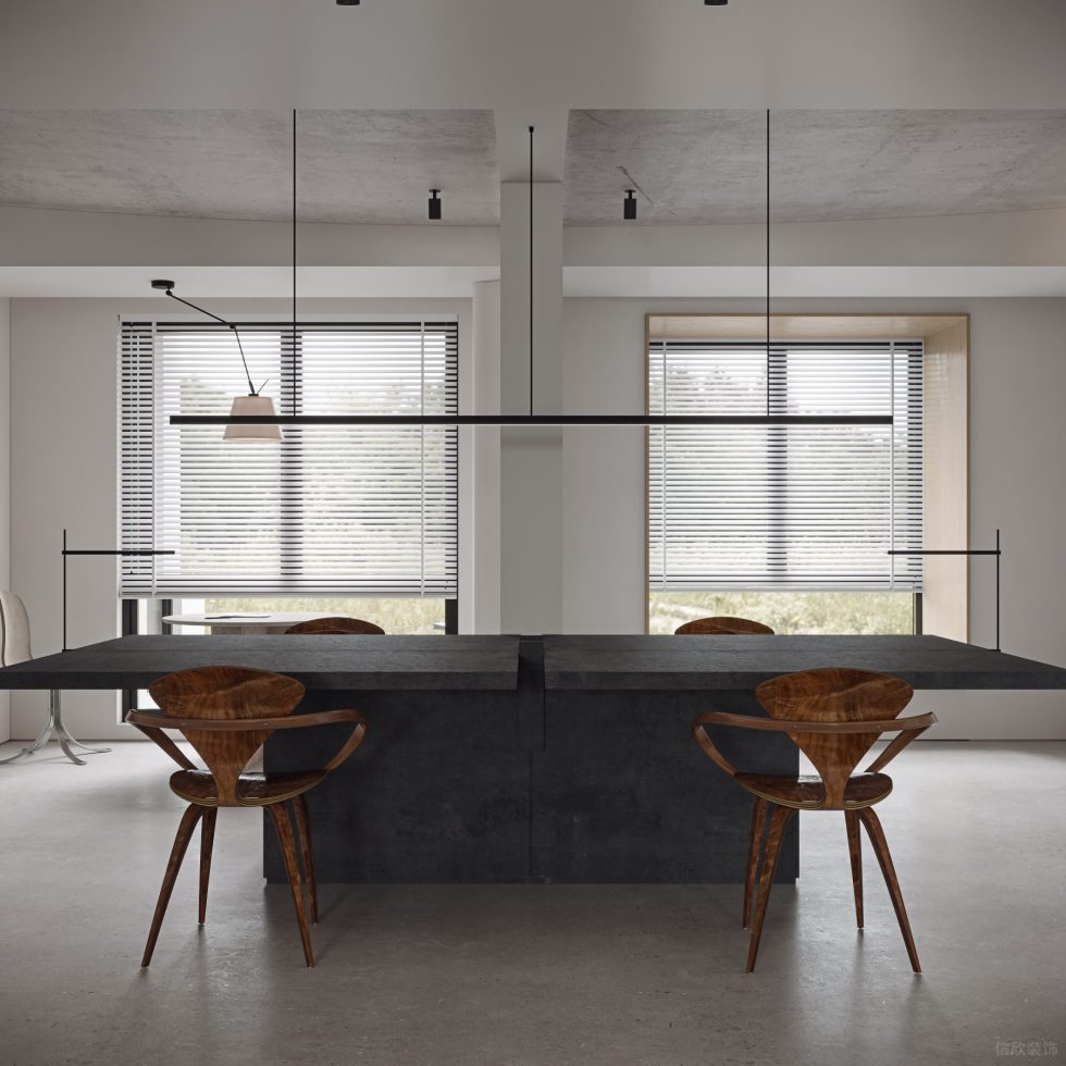 深圳市龍崗區(qū)極簡(jiǎn)工業(yè)風(fēng)新辦公場(chǎng)地 輔案辦公區(qū)1