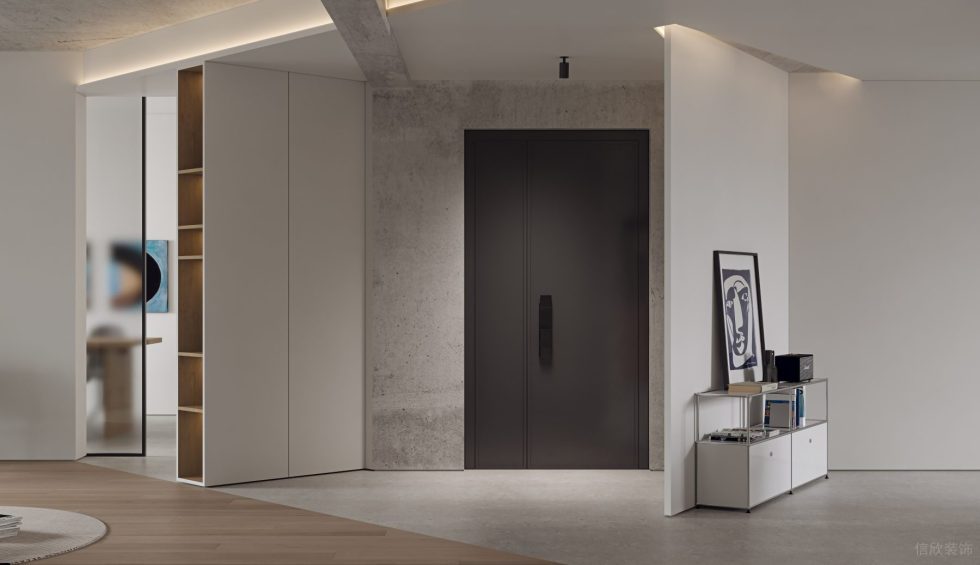 深圳市龍崗區(qū)極簡(jiǎn)工業(yè)風(fēng)新辦公場(chǎng)地 入口區(qū)