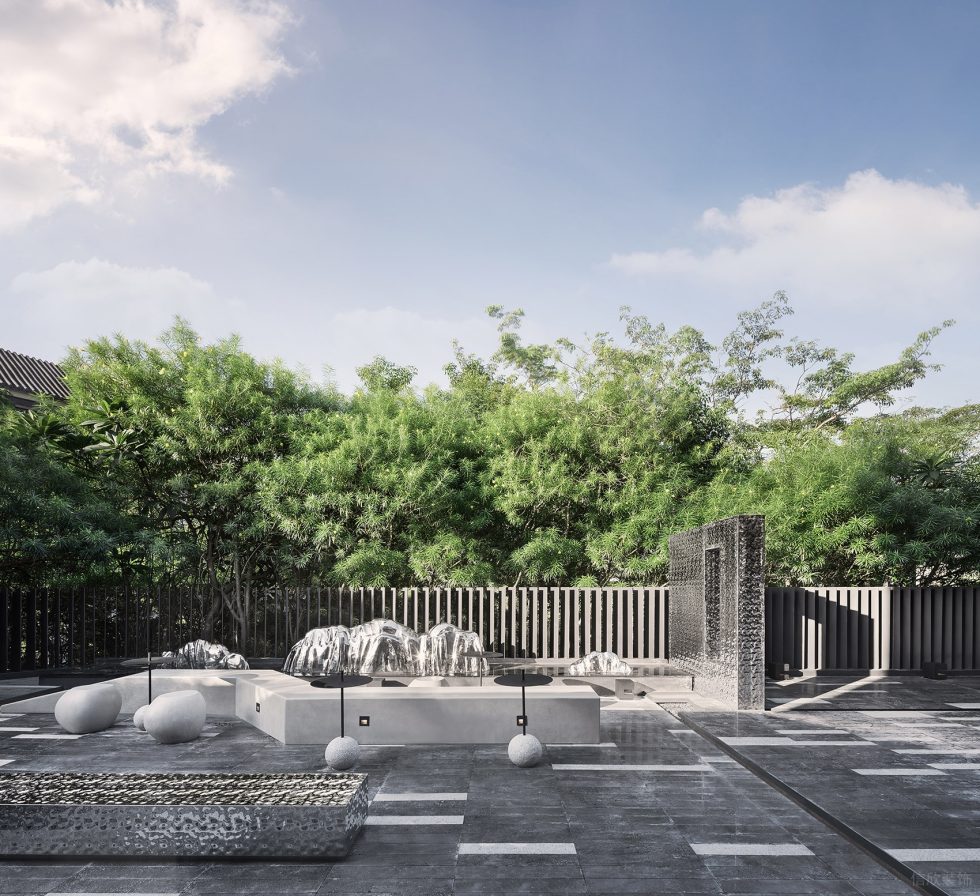 現(xiàn)代風飲品店景觀吧臺裝修設(shè)計