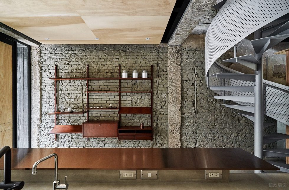 工業(yè)風地臺紅色柜架設(shè)計圖