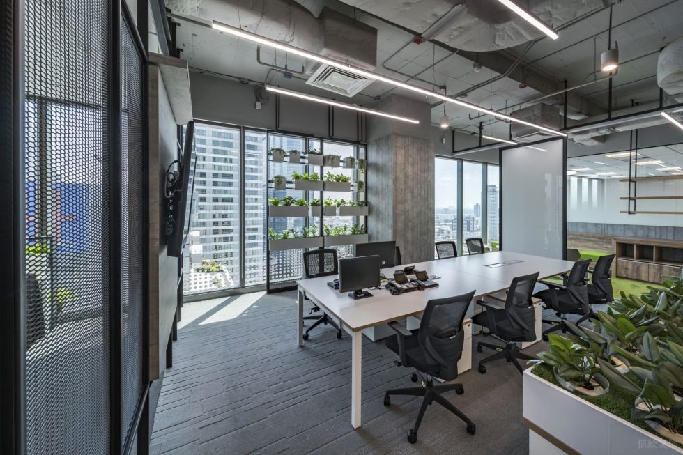 酷炫現代風辦公室裝修設計白色辦公桌 酷炫現代風辦公室裝修設計白色辦公桌