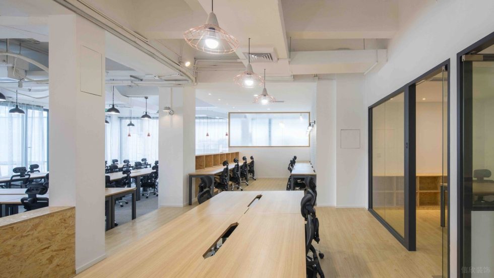 輕工業(yè)風(fēng)格辦公室裝修設(shè)計(jì)淺色系辦公大廳 輕工業(yè)風(fēng)格辦公室裝修設(shè)計(jì)淺色系辦公大廳