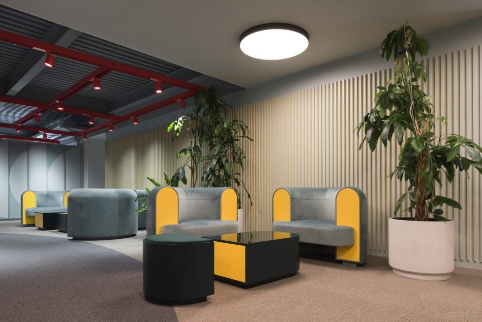 奇趣簡(jiǎn)約風(fēng)辦公室裝修設(shè)計(jì)淺色調(diào)接待區(qū) 奇趣簡(jiǎn)約風(fēng)辦公室裝修設(shè)計(jì)淺色調(diào)接待區(qū)