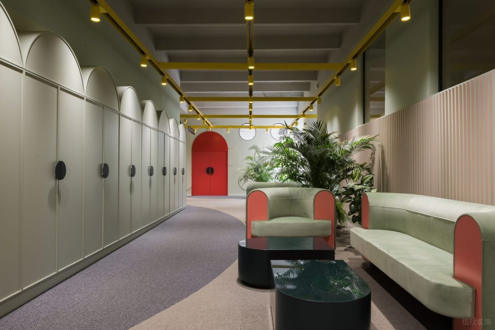 奇趣簡(jiǎn)約風(fēng)辦公室裝修設(shè)計(jì)淡綠色休閑區(qū) 奇趣簡(jiǎn)約風(fēng)辦公室裝修設(shè)計(jì)淡綠色休閑區(qū)