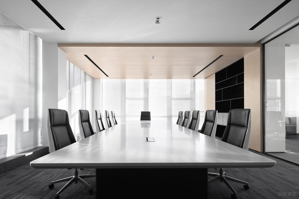 深圳天安云谷地中海風格辦公空間裝修設(shè)計 會議室