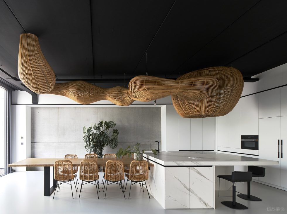 素木色極簡風辦公室裝修設計白木色組合式中島臺 素木色極簡風辦公室裝修設計白木色組合式中島臺