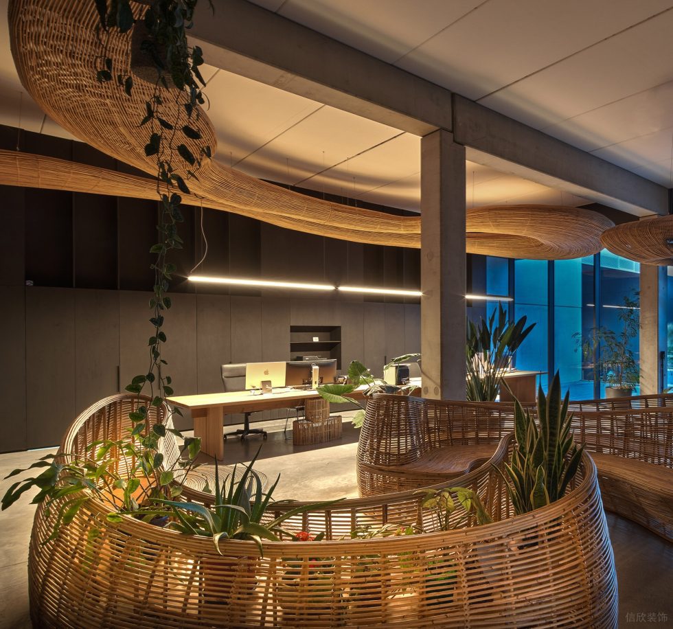 素木色極簡風辦公室裝修設計暖暗色辦公區 素木色極簡風辦公室裝修設計暖暗色辦公區