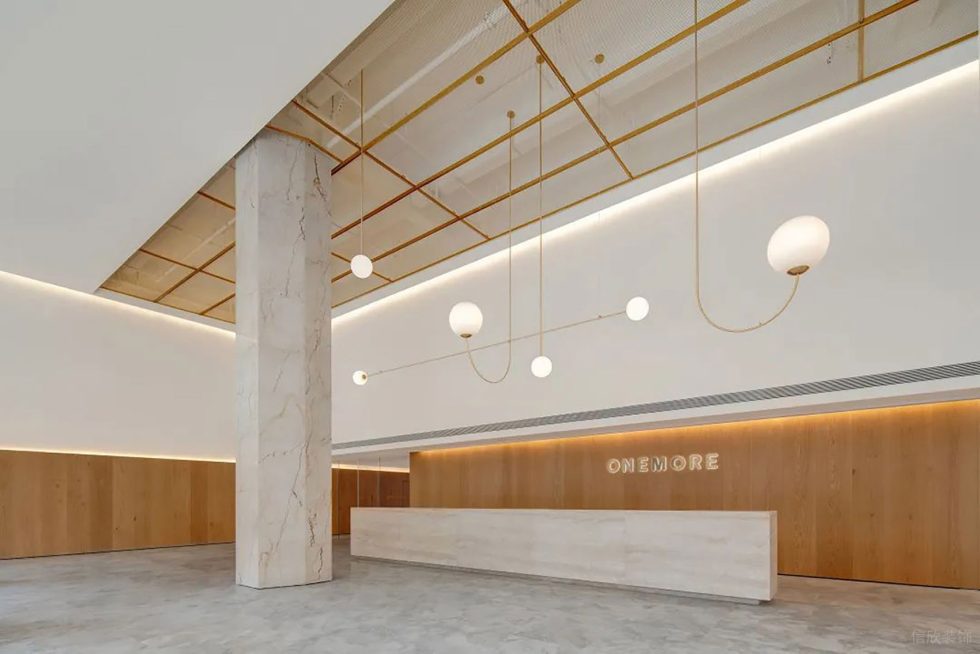 白木色簡約風辦公室裝修設計白木色大堂 白木色簡約風辦公室裝修設計白木色大堂