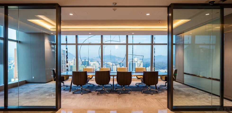 暖色調現代輕奢風辦公室裝修設計暖灰色會議室 暖色調現代輕奢風辦公室裝修設計暖灰色會議室