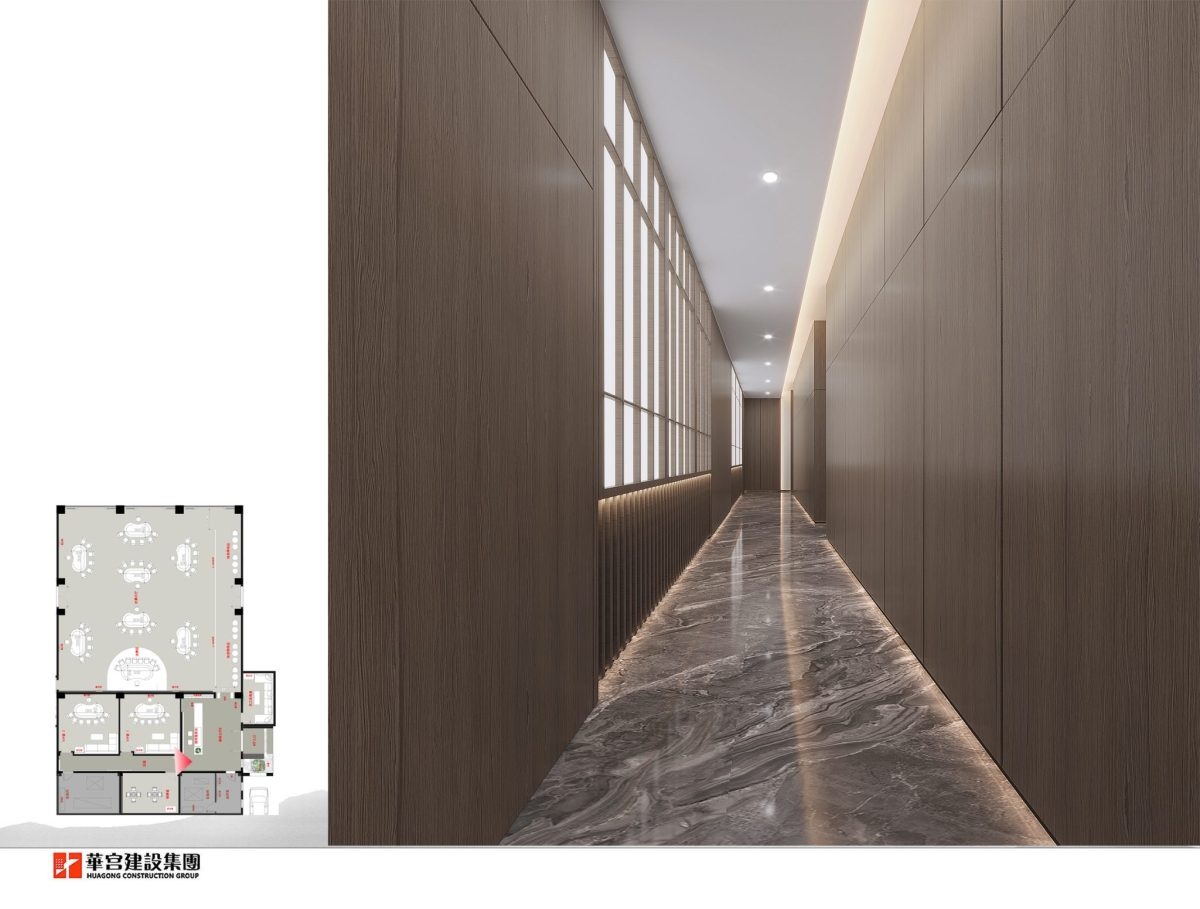 棋牌室過(guò)道裝修墻面集成護(hù)墻板