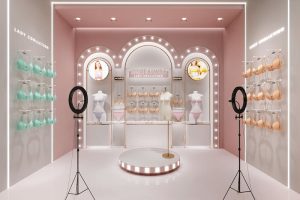 南山區(qū)西麗內(nèi)衣服裝帶貨直播間裝修設(shè)計