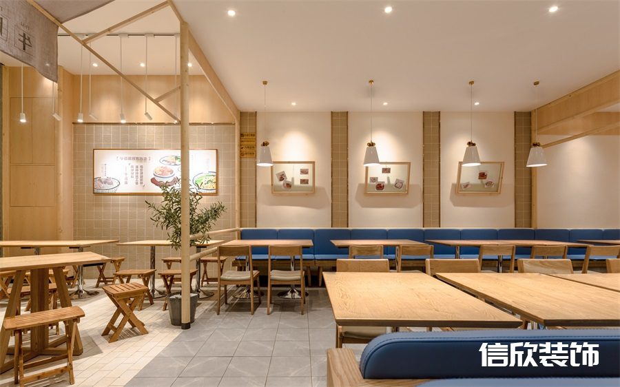 深圳羅湖筍干牛腩飯快餐店墻面裝飾畫(huà)裝修設(shè)計(jì)