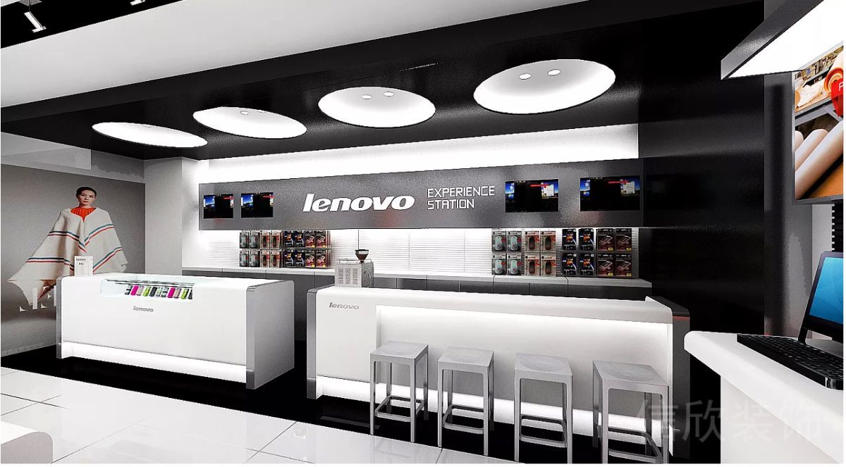 聯(lián)想福田新洲手機(jī)店服務(wù)臺(tái)操作臺(tái)裝修