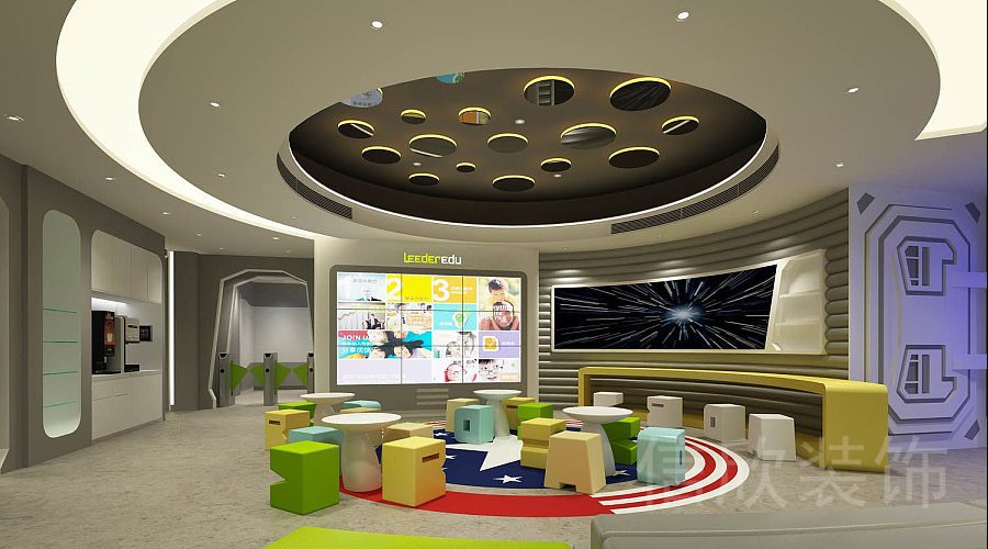 羅湖區(qū)華佳廣場天才培訓中心裝修設計教室