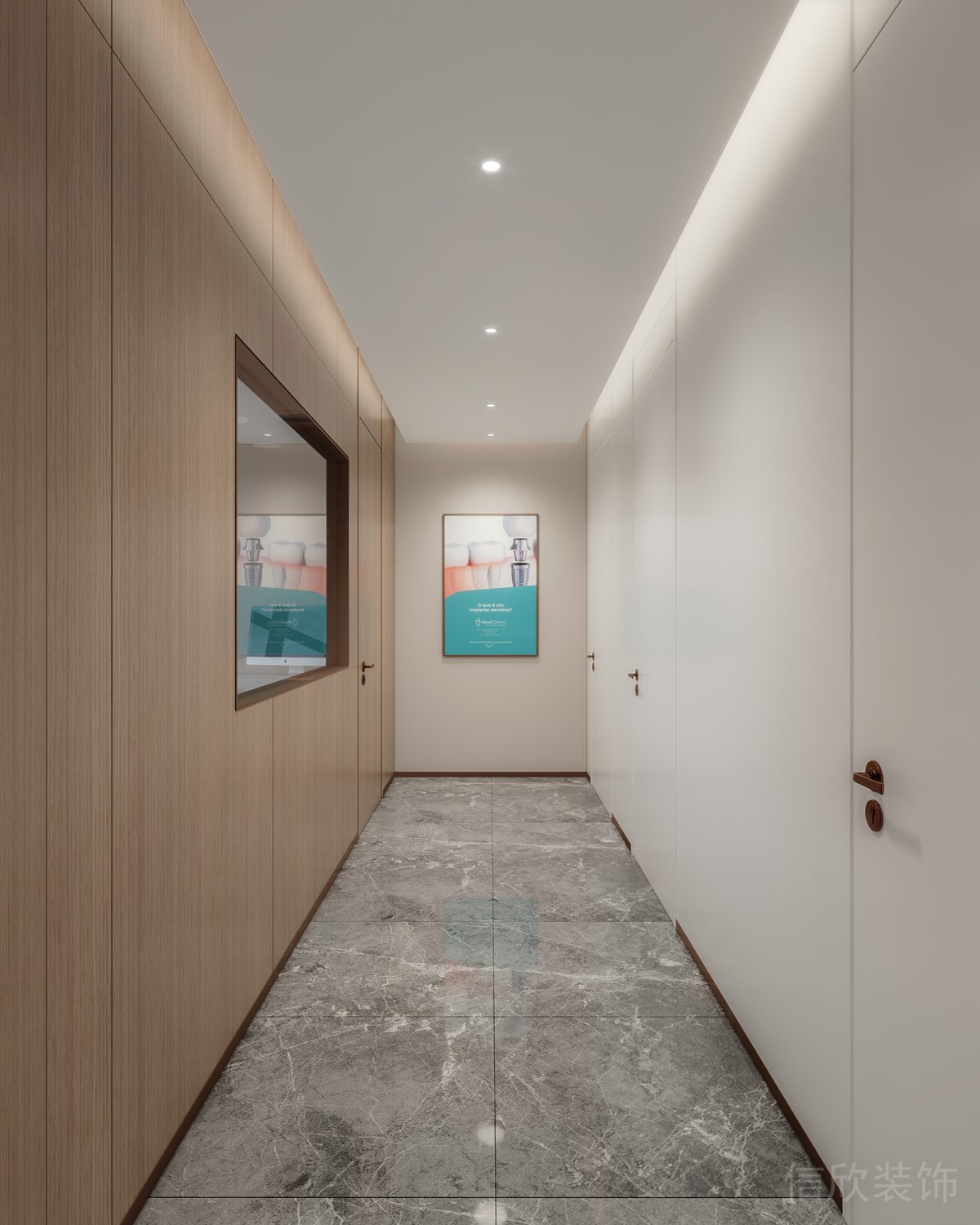 天安科技產(chǎn)業(yè)園口腔中心原木設(shè)計