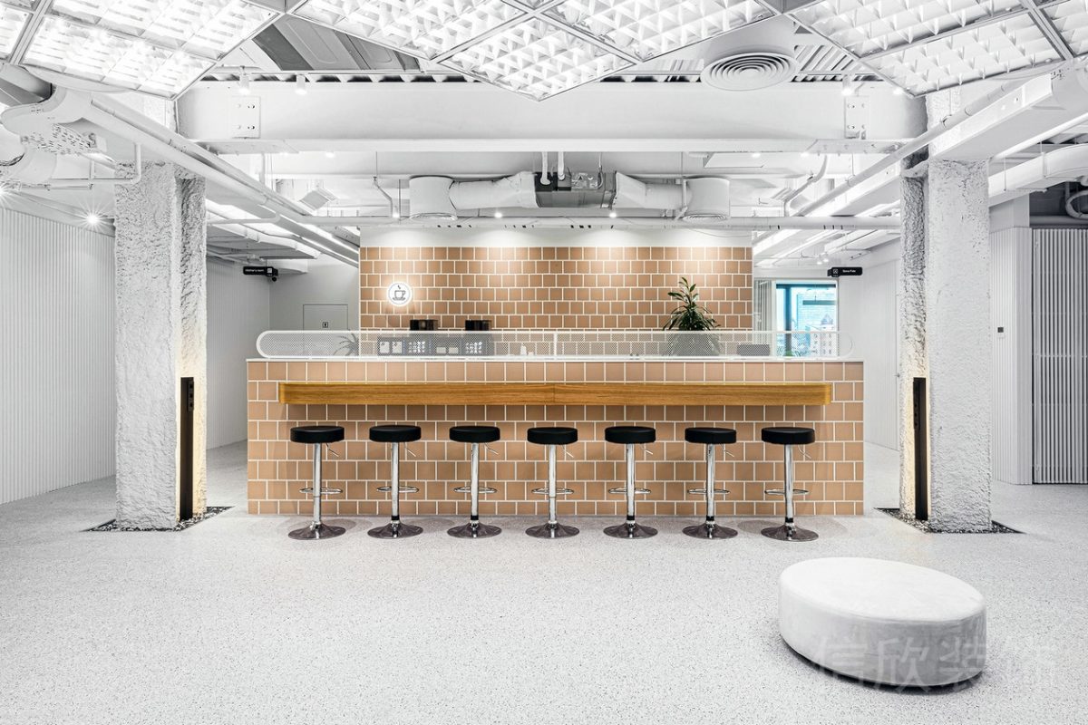 現(xiàn)代簡約風(fēng)辦公空間水吧區(qū)裝修設(shè)計