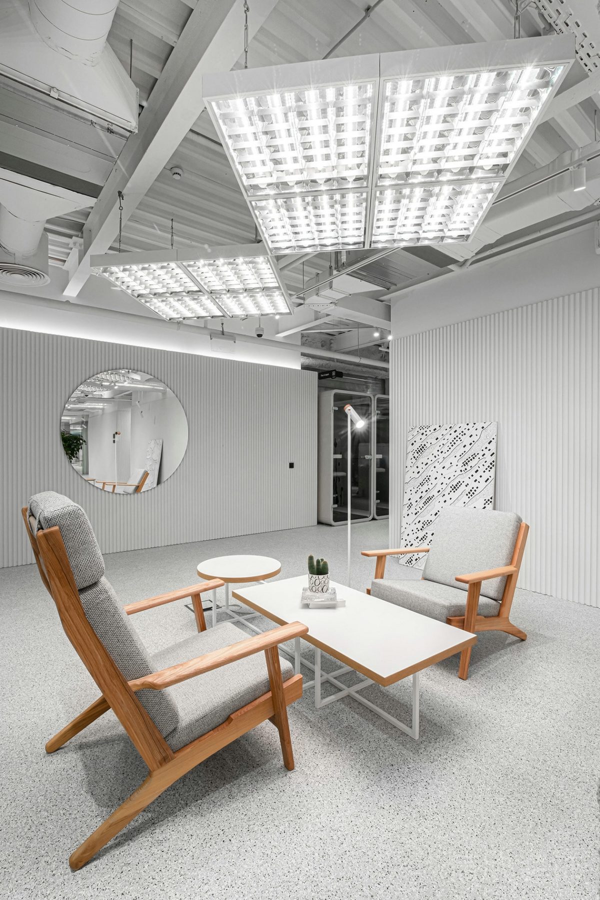 現(xiàn)代簡約風(fēng)辦公空間休閑區(qū)設(shè)計