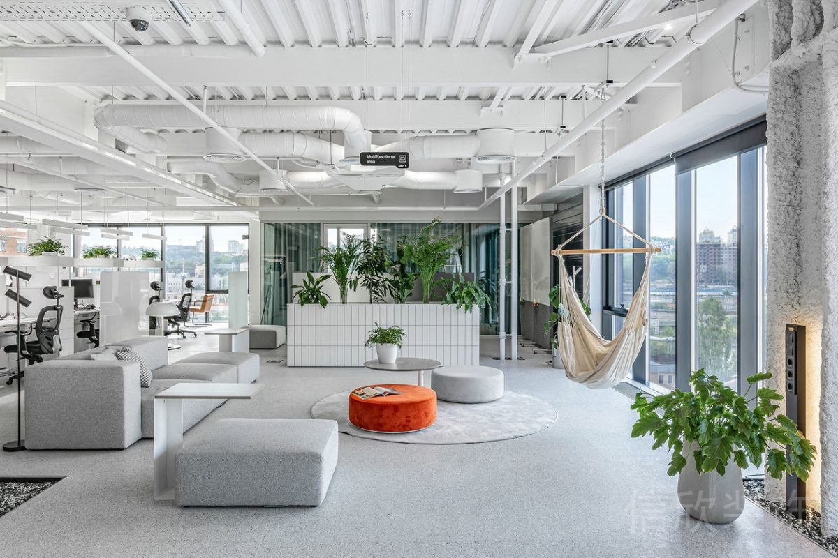 現(xiàn)代簡約風(fēng)辦公空間休息區(qū)裝修設(shè)計