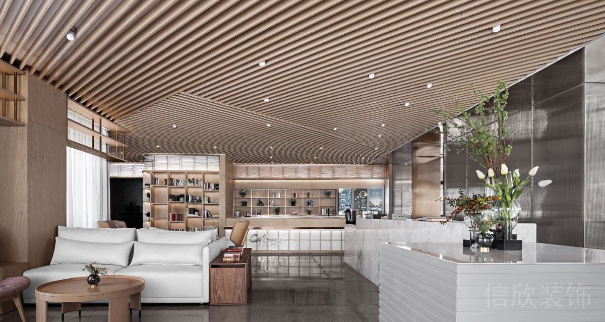 原木風(fēng)辦公室裝修設(shè)計(jì)公共開放式區(qū)域裝修設(shè)計(jì)