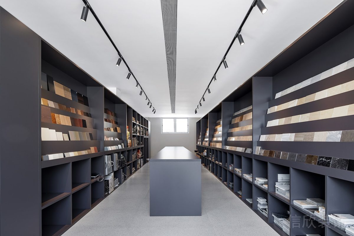 黑白極簡風(fēng)辦公空間物料間裝修設(shè)計(jì)