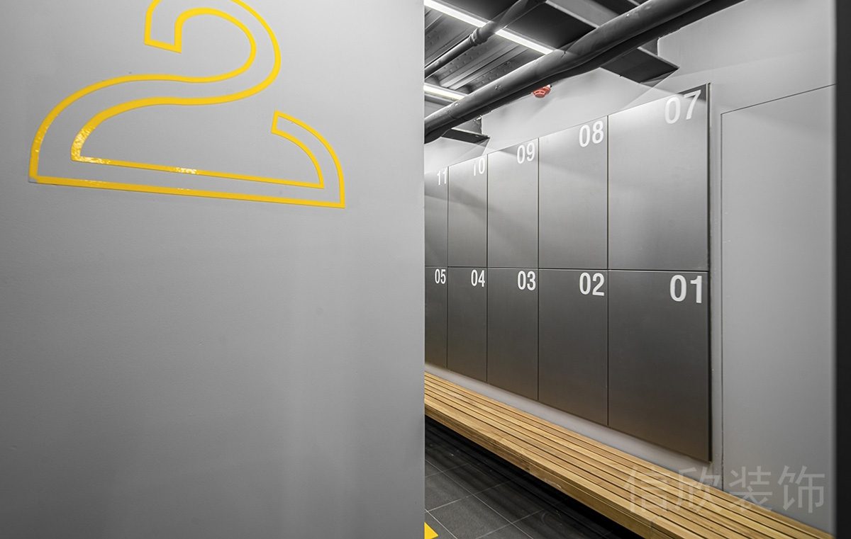 鋁合金數(shù)字置物柜健身房換衣間