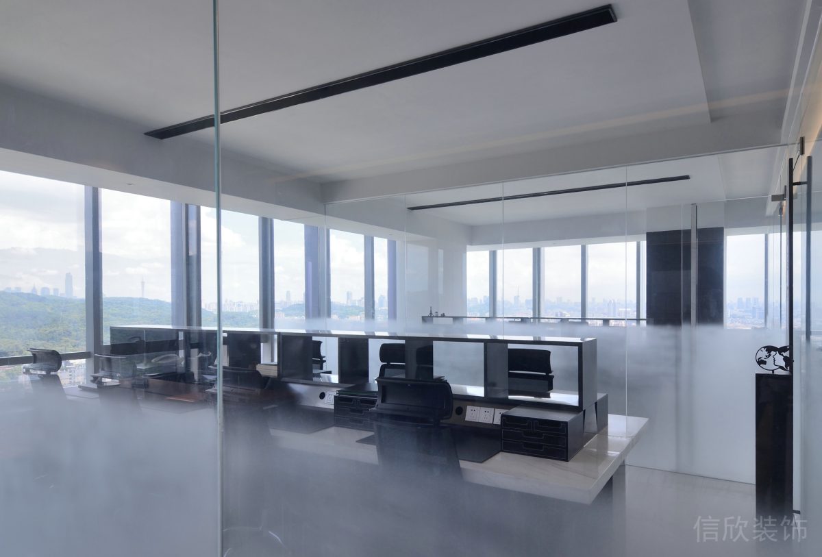 原木搭配大理石桌板裝修人體工學(xué)椅設(shè)計(jì)辦公室設(shè)計(jì)