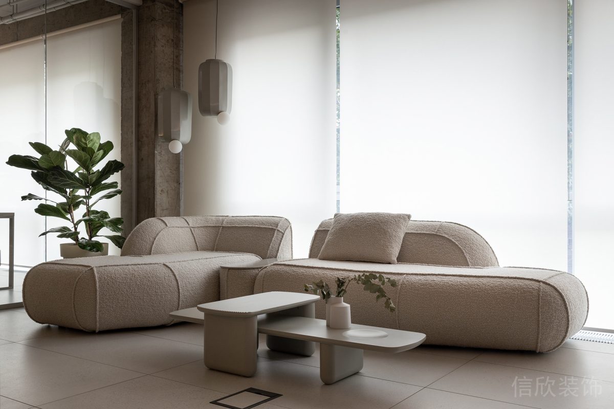 智能窗簾可調(diào)節(jié)設(shè)計(jì)紡織皮沙發(fā)休息區(qū)設(shè)計(jì)圖