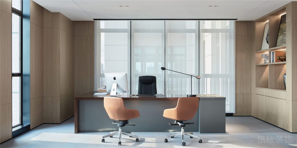 紅木原木風(fēng)桌板設(shè)計(jì)原木墻壁裝修辦公室裝修設(shè)計(jì)效果圖