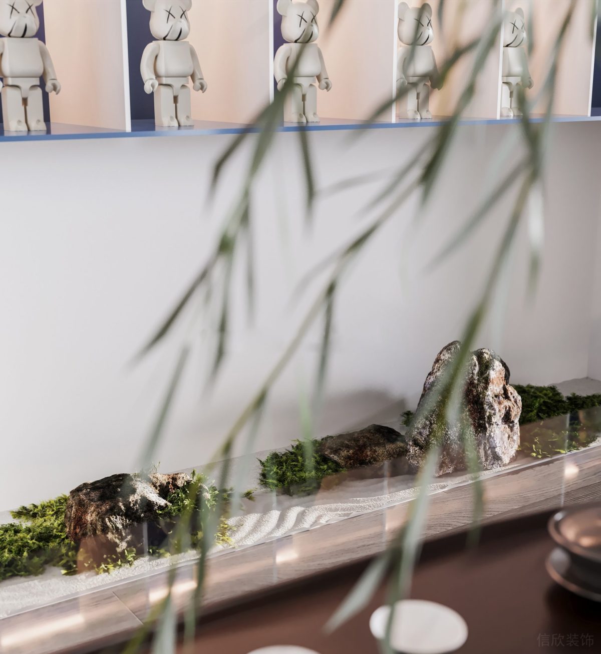 原木風(fēng)地板裝修綠植微景觀裝修辦公室裝修設(shè)計(jì)圖