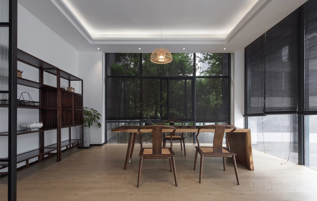 茶幾休息區(qū)辦公室裝修設計效果木質(zhì)休息區(qū)效果