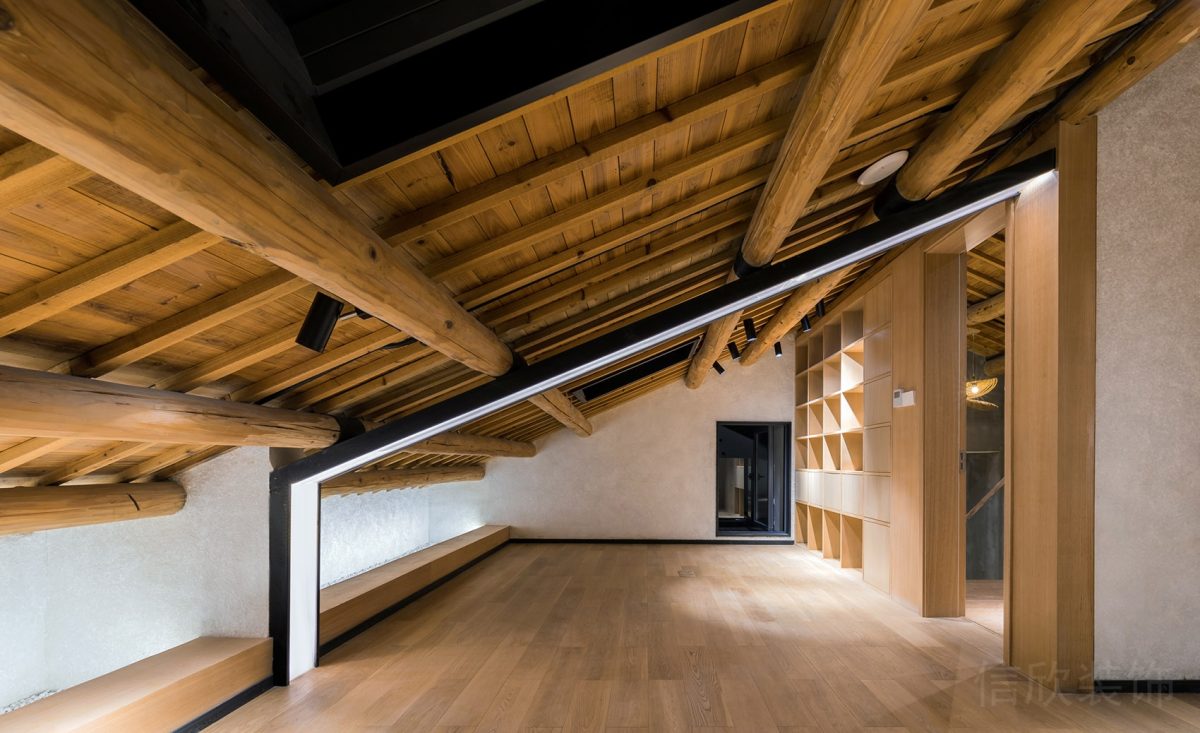 木質(zhì)斜面設(shè)計圖辦公室裝修閣樓裝修圖