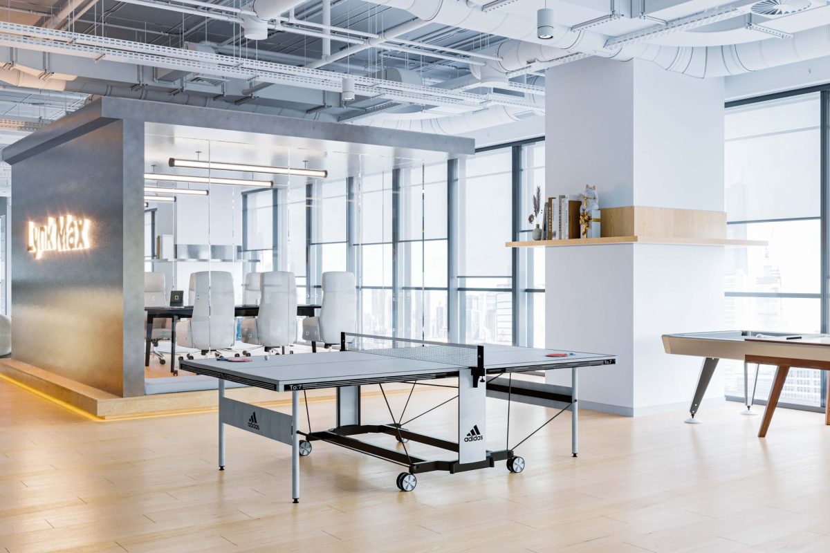 辦公室休閑娛樂(lè)區(qū)乒乓球臺(tái)